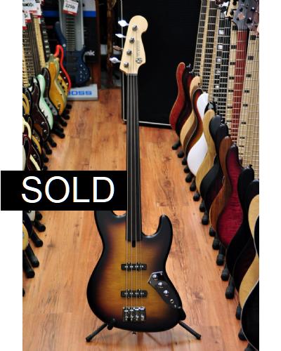 Maruszczyk Elwood 4p Fretless Sunburst